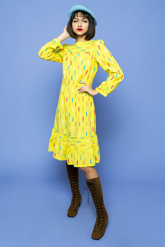 Yellow Confetti Dress