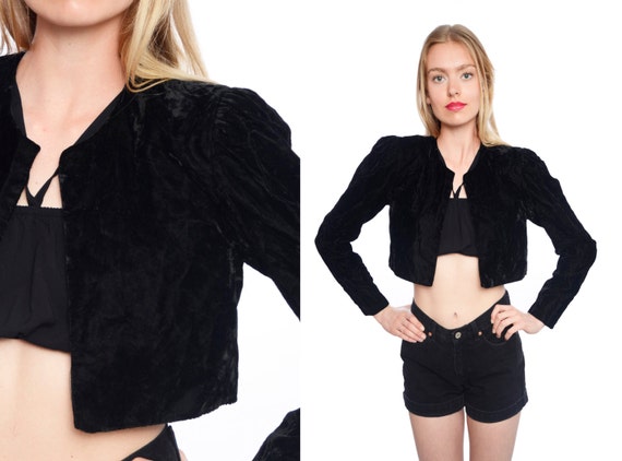 Grunge Velvet Bolero
