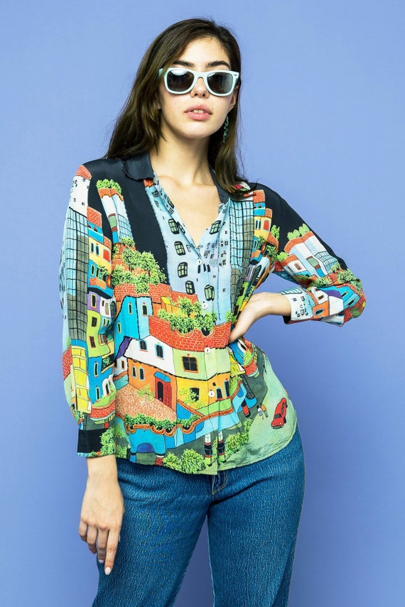 Vintage 90s Blouses Women's Clothing Houses Oversi