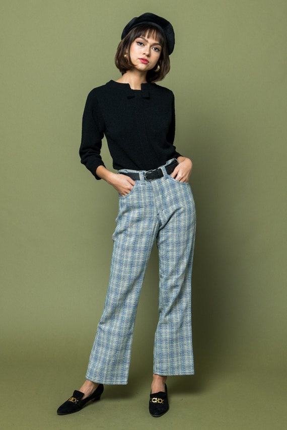 Vintage Plaid 70s Bottoms