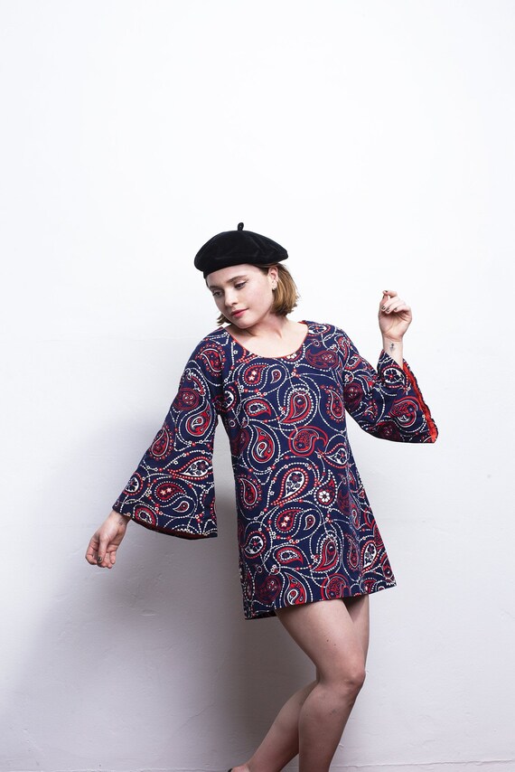 Paisley Bell Sleeve Tunic