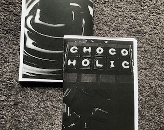 Chocoholic per-zine. B&W