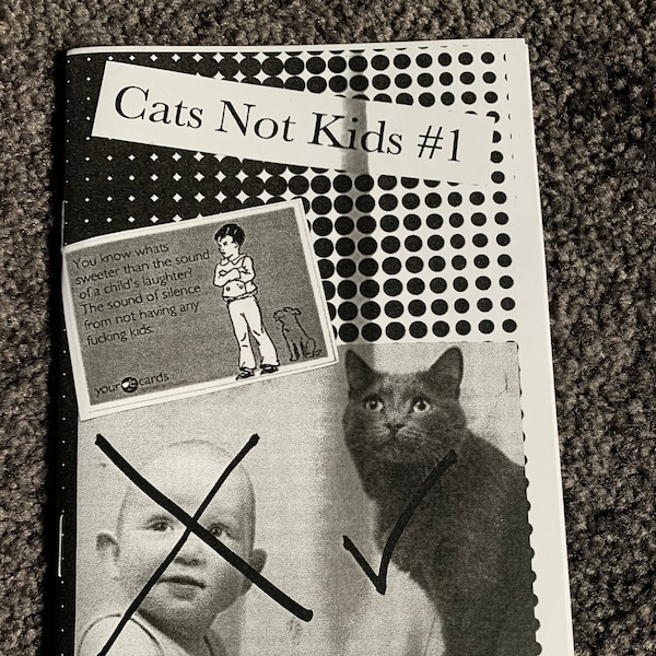 PDF-Cats Not Kids #1 per-zine - PDF digital copy