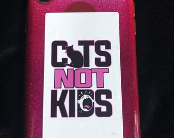 Cats Not Kids Sticker