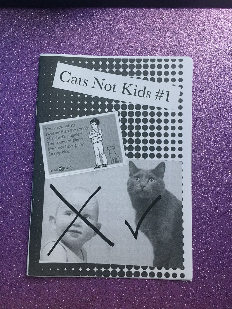 Cats Not Kids 1 per-zine. image 1