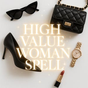 HIGH VALUE WOMAN - Standards raised. Energy upgraded instantly! (Read the description to find what it offers)