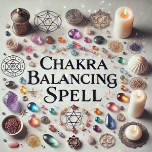 CHAKRA BALANCING SPELL - Nurture your inner body so you can function right! (Read the description to find what it offers)
