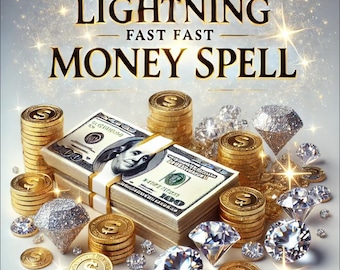 FAST MONEY SPELL - As fast as a lightning! (Read the description or swipe right to find what it offers)