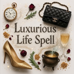 LUXURIOUS LIFE SPELL - Elevate your lifestyle to diva status! (Read the description to find what it offers)