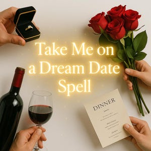 Take Me on a Dream Date Spell - Imagine the perfect place and an amazing vibe, just for you two! (Results in the description)