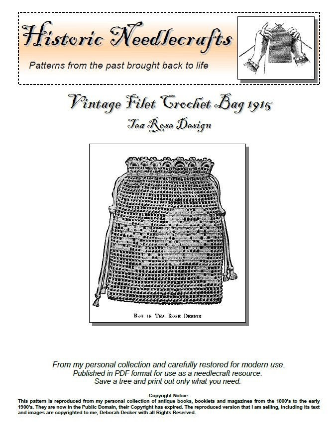 21 Crochet Filet Charts with Blankets, Doilies, and Appliqués 21 Crochet Wedding Purse Pattern