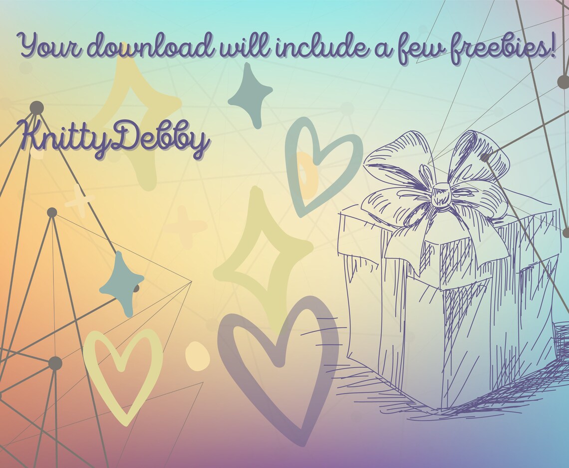 Easy Garter Stitch Diamond Lace Shawl Pattern PDF Etsy