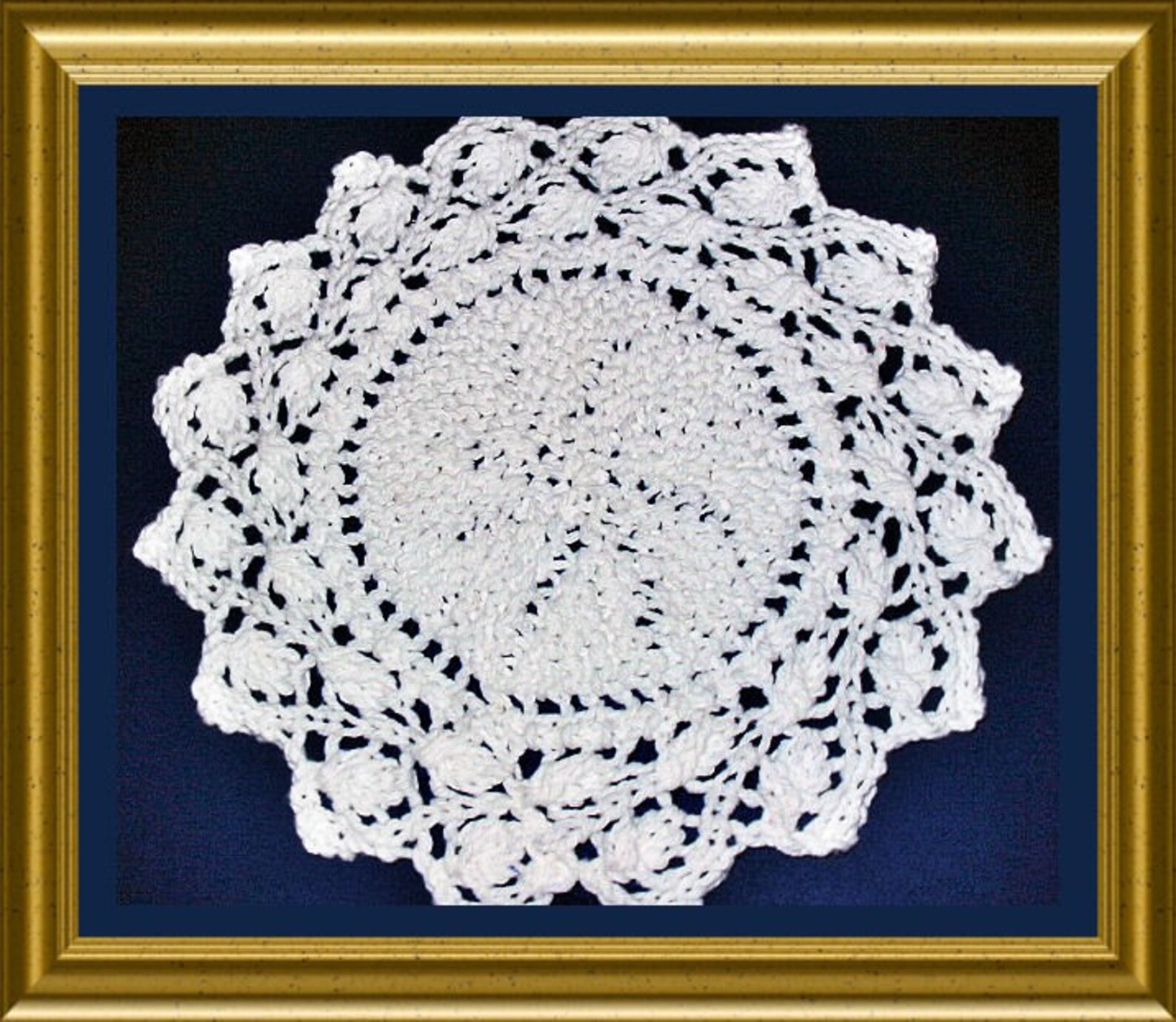 Knitted Dishcloth and Placemat Knitting Pattern Round PDF Ring Etsy