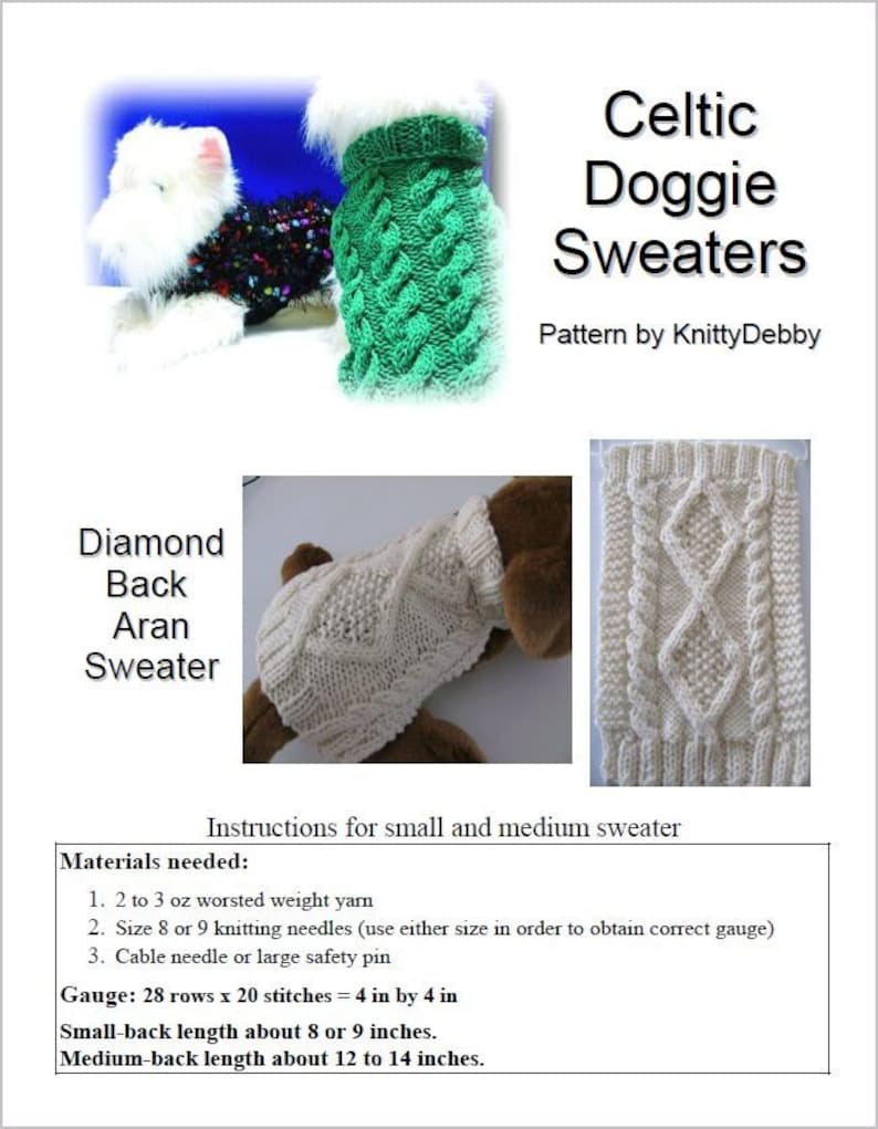 aran diamond knitting pattern
