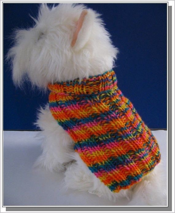 easy dog sweater knitting pattern
