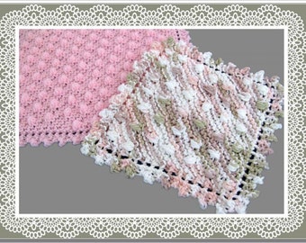 Knitted Dishcloth Washcloth Easy Knitting Dotted Swiss Pattern PDF