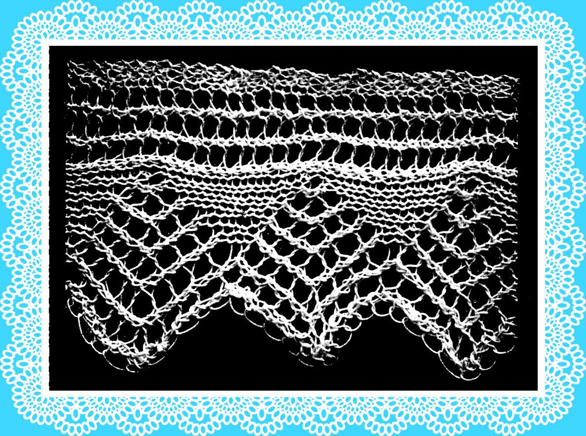 Knitted Lace Edgings Needlecraft Series 3 Set 2 Vintage - Etsy