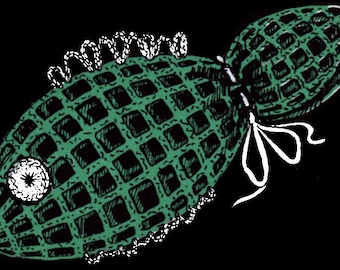 Crochet soap saver Fish Soap Holder PDF pattern 1953