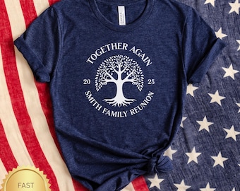 Custom Family Reunion Shirt. Personalized Family Reunion Tee, Summer 2025 Matching Family Shirts, Family Tree Tee Shirt Family Reunion Favor