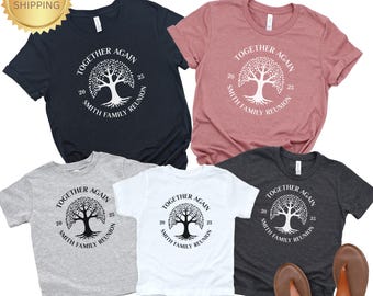 Custom Family Reunion Shirt. Personalized Family Reunion Tee, Summer 2025 Matching Family Shirts, Family Tree Tee Shirt Family Reunion Favor