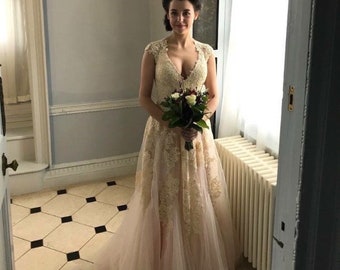 Long Flowy Bridesmaid Dress