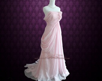 Blush Pink Ethereal Grecian Goddess off 