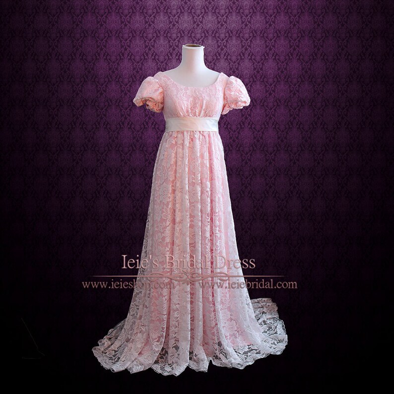 Pink Vintage Style Prom Dresses