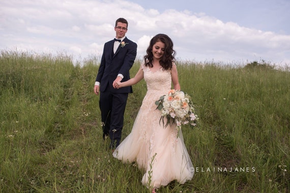 ethereal boho wedding dress