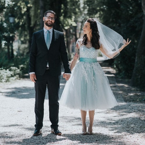 mint retro dress