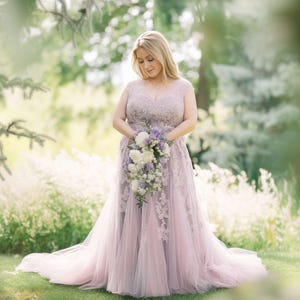 plus size purple wedding dresses Purple Plus Size Wedding Dresses