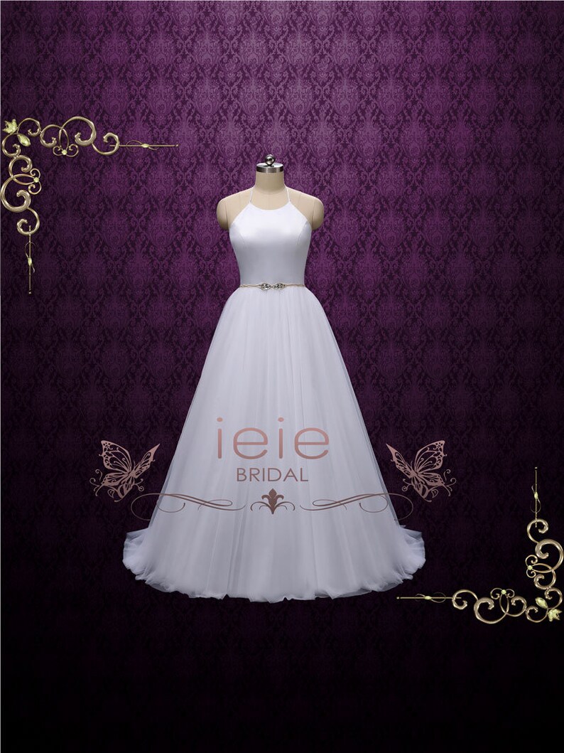 Simple Soft Tulle Wedding Dress Minimalist Spring new Purchase work