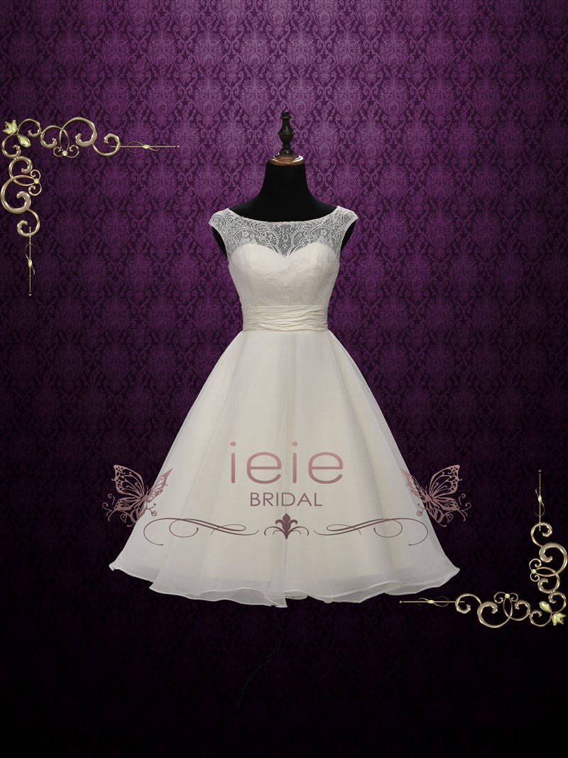 etsy short wedding dress
