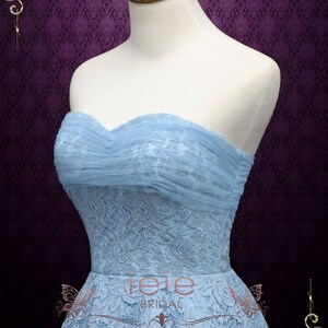 Retro 50s Blue Tea Length Prom Dress Homecoming Dress Sweet - Etsy