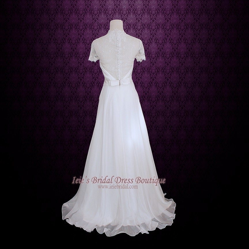 Wedding Dress Vintage Style Wedding Dress Lace Wedding Etsy