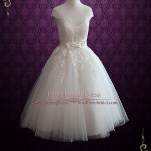 Retro 50s 60s Short Lace Wedding Dress Short Wedding Dress - Etsy
