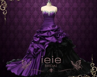 Purple Wedding Dress - Etsy