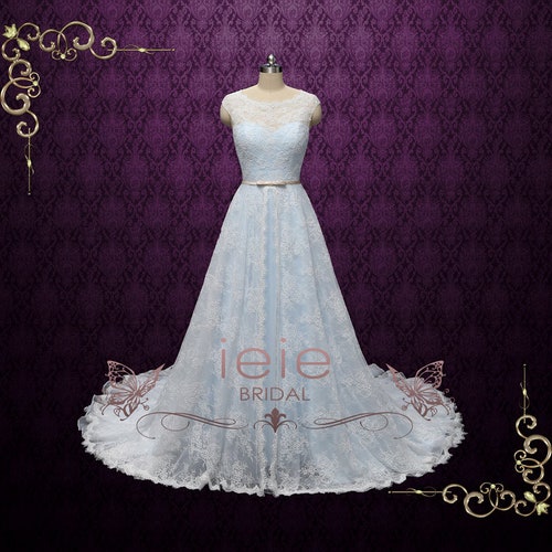 Blue Wedding Dress Cinderella Wedding ...