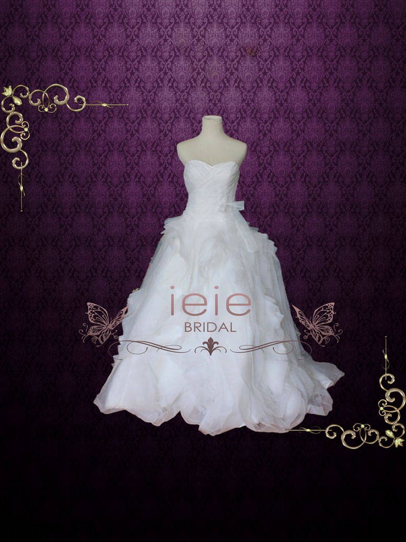Ruffled Wedding Dress