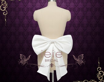 Big Bow Sash for Wedding Dress Prom Dress, Custom Bow, Satin Bow | BT2009