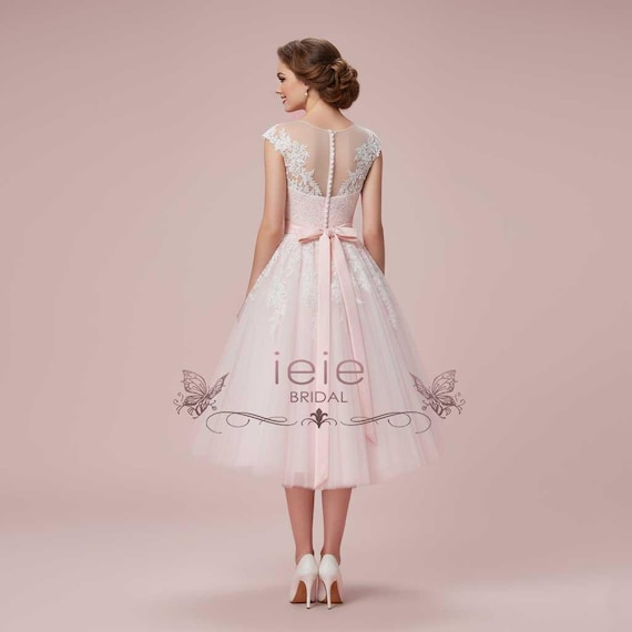 strapless open back dress Tea Length Prom Dresses Tulle Lace Embroidery Ball Gown Off Shoulder