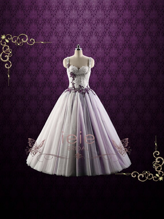 Violet gown cheap design