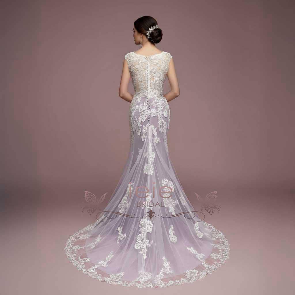 chinese dress ladies Sample Sale: Lace Overlay Dress in Purple Nightshade (Size I & V) main image 0