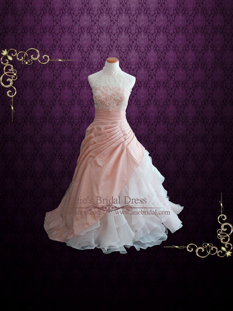 Blush Pink Ball Gown Wedding Dress Pemerintah Kota Ambon