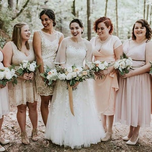 Custom Wedding Dress, Personalized Wedding Dress, Design Your Own Dress, Bridesmaid Dress, Flower Girl Dress, Formal Dress, Prom Dress