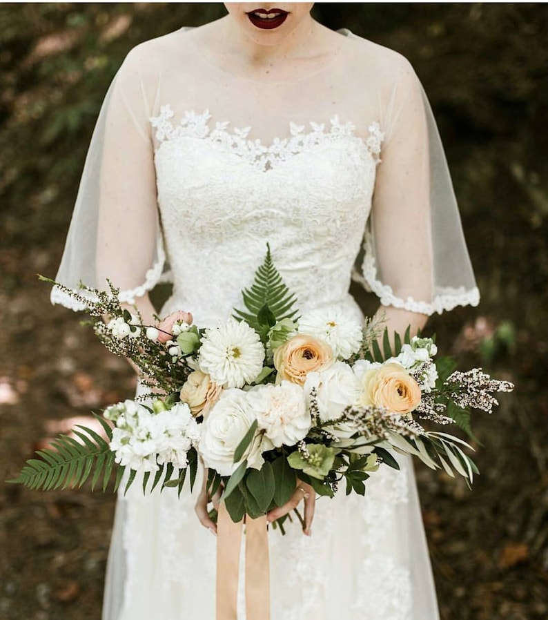 Vintage Wedding Dress With Sleeves Fairy Tale Wedding Dress Etsy