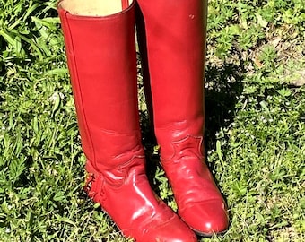 Botas rojas para mujer, talla 7.5 B, Justin USA - Parecen nuevas para mí.