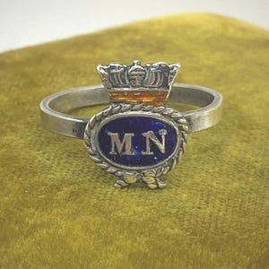 第二次世界大戦の英国商船海軍スターリングエナメルクラウンスイートハートリング