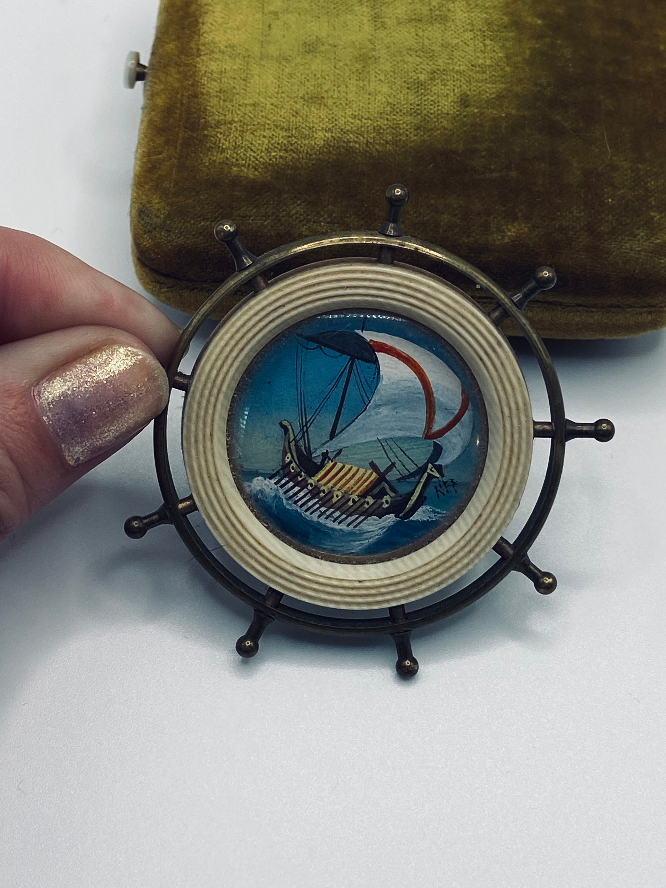 Ship Brooches - Etsy