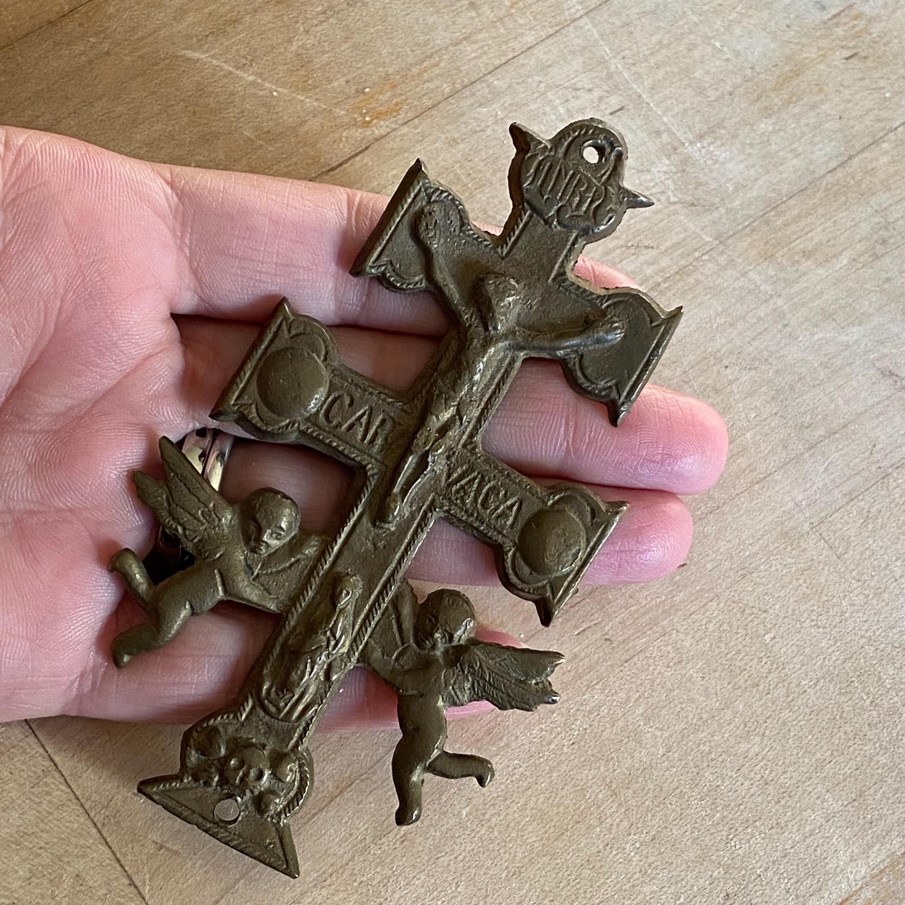 【中古】 Lo Que Mxico Aport Al Mundo/QUARZO/Ramn Cruces Carvajal Large 1700s Spanish Bronze Caravaca Crucifix / Antique Spanish