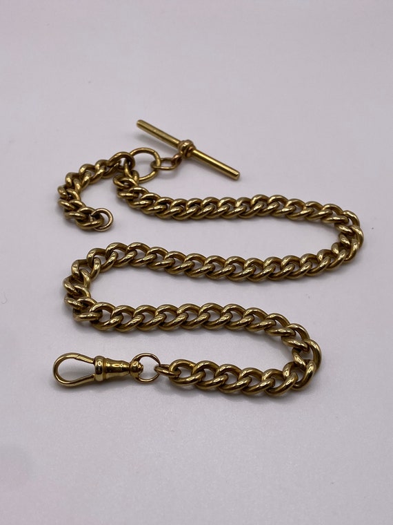 Antique Victorian Curb Link Albert Watch Chain or Al… - Gem